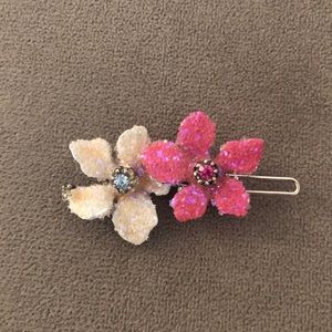 Anthropologie/ Yosca clip blue and pink